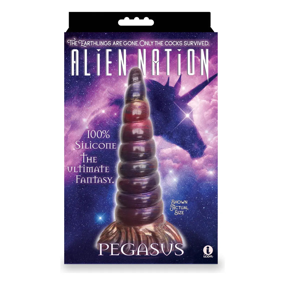 Alien Nation Pegasus Silicone Fantasy Dildo 8" by Icon