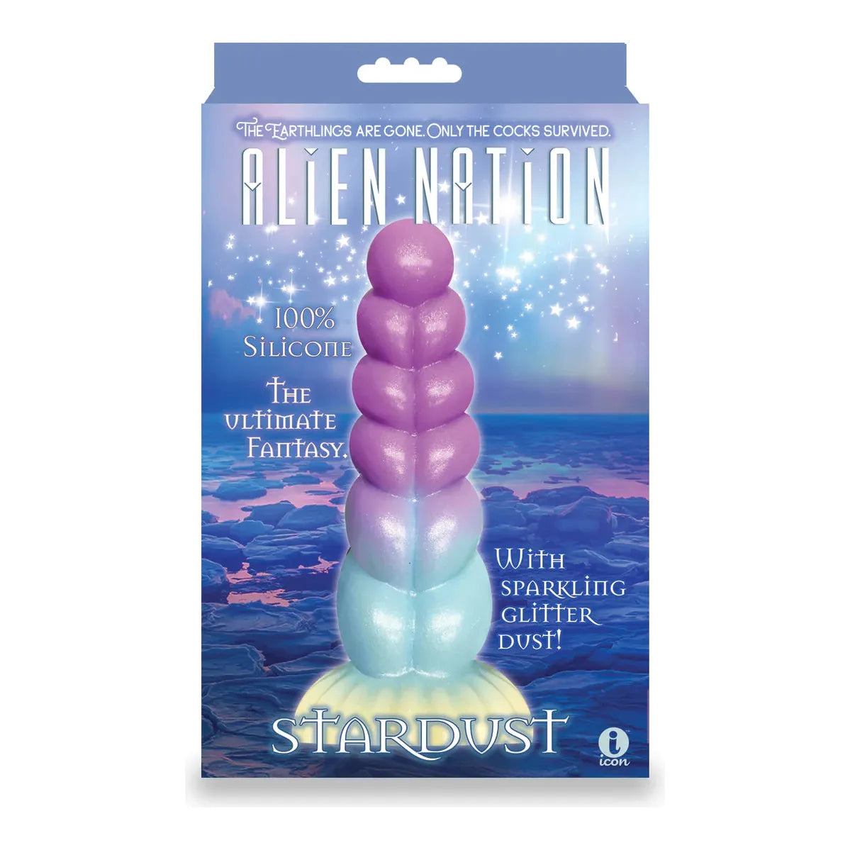 Alien Nation Stardust Silicone Fantasy Dildo 8.3" by Icon