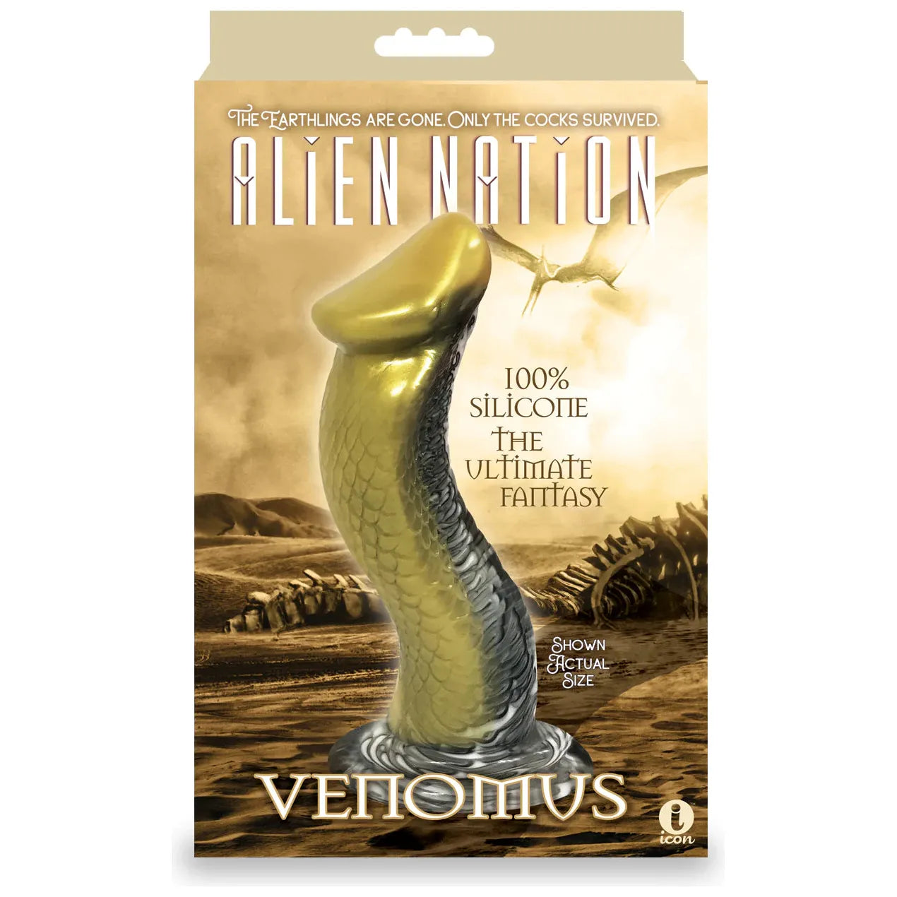 Alien Nation Venomus Silicone Fantasy Dildo 9" by Icon