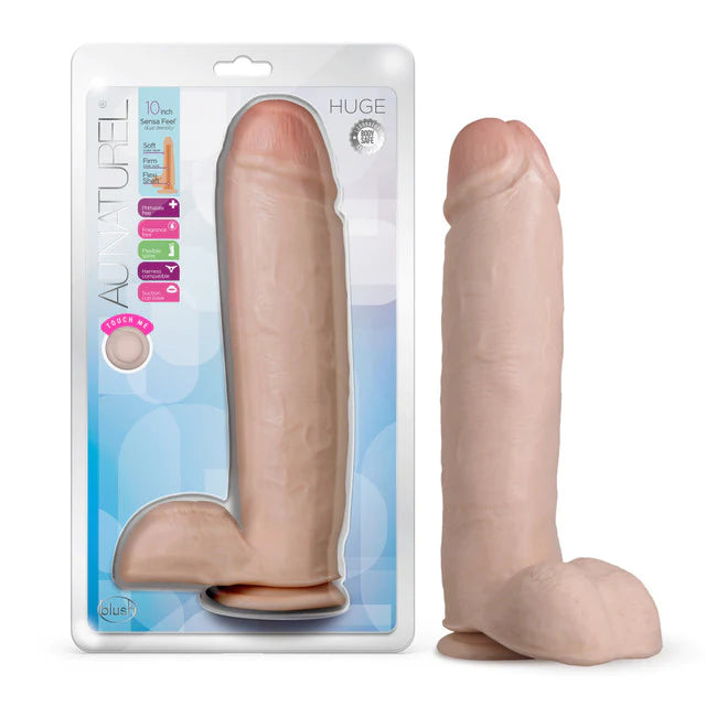 Au Naturel Huge Dildo 10" by Blush