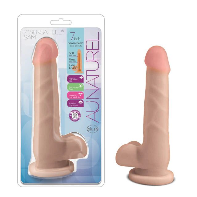 Au Naturel Sam Dildo 7" by Blush