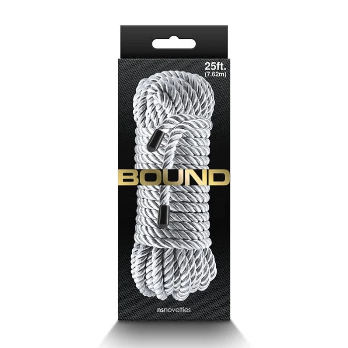 Bound Bondage Rope 25ft -Sliver