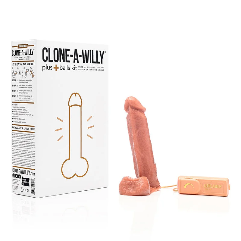 Clone A Willy Penis Molding Kit With Balls Vibrating by Empire Labs