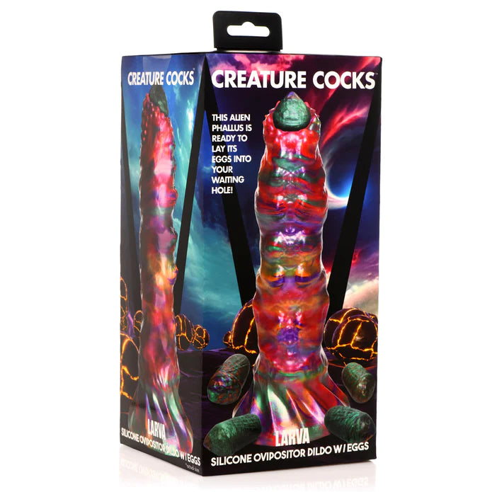 Creature Cocks Larva Dildo 9" by XR