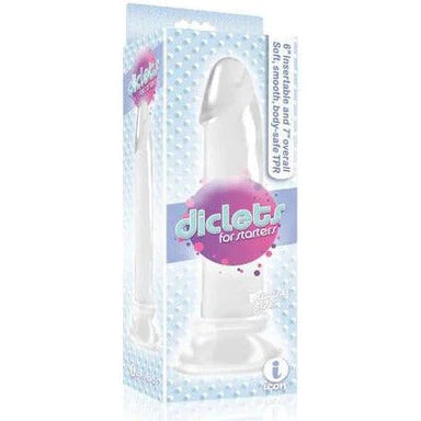 Diclets Jelly Dildo 7" by Icon