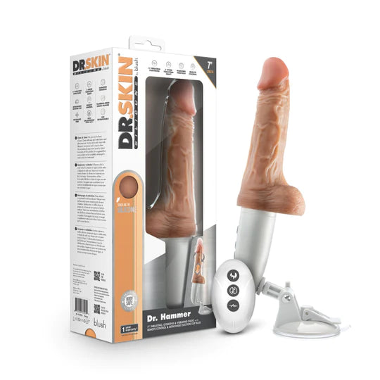 Dr Skin Dr Hammer Thrusting Vibrator by Blush