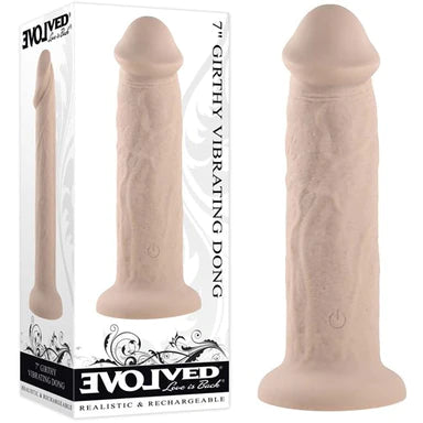 Girthy Realistic Vibrating Dildo 7" by Evolved