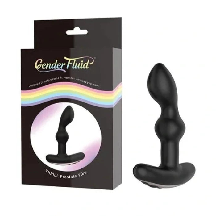 Gender Fluid ''Thrill'' Prostate Vibe -Black