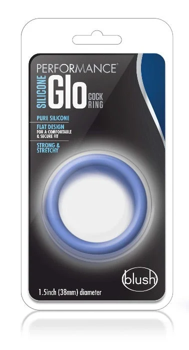 Go Pro ''Glo'' Cock Ring -Blue