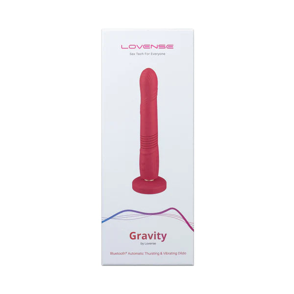 Gravity Interactive Couples Thrusting Dildo by Lovense