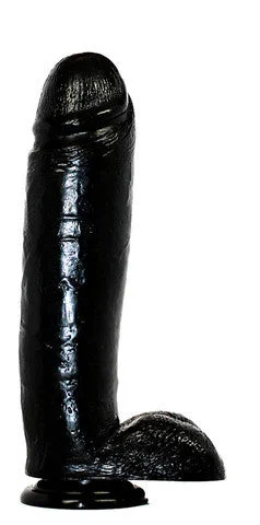 Hard Steel 10.5-Inch Cock - Black