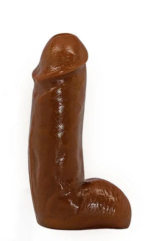 Hard Steel 6-Inch Cock - Brown