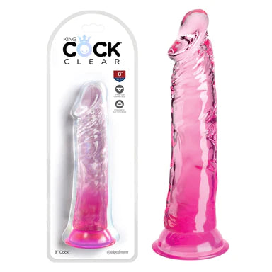 King Cock Clear Dildo 8" by Pipedream Products®