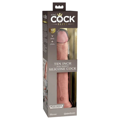 King Cock Elite® Dual Density Silicone Realistic Cock 10" by Pipedream Products®