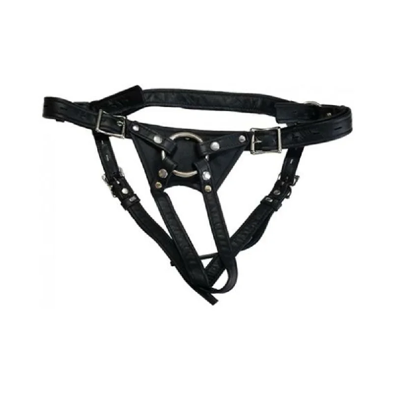 Locked In Lust Crotch Rocket Strap-on Large - Black