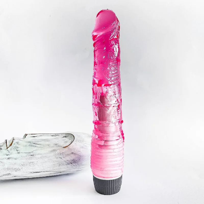 Long John Dildo Vibrator - 23 cm