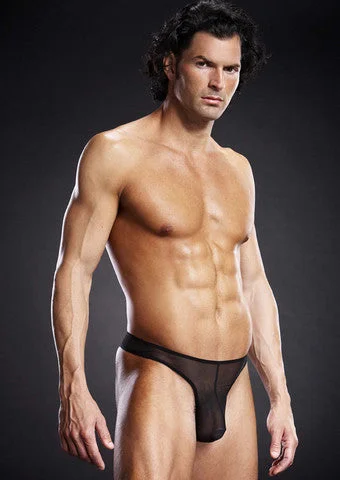 Pro-Mesh Thong - Black - Small/Medium