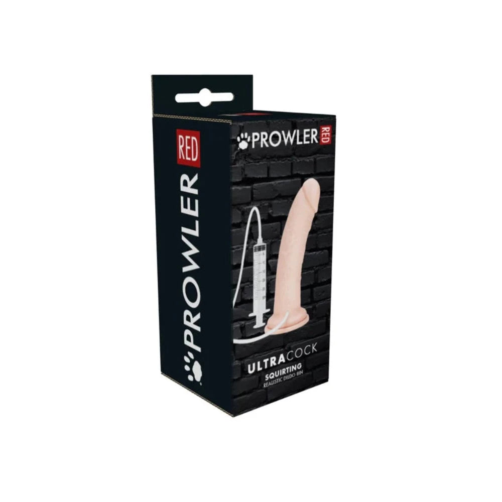 The Prowler ''Ultracock' Realistic Squirting Dildo 8 inch