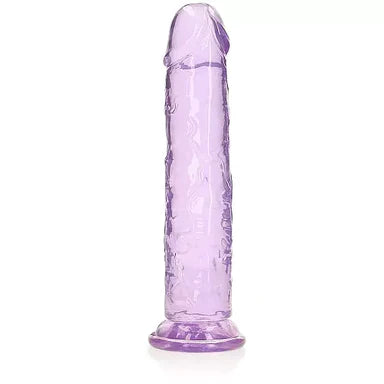 Realrock Crystal Clear Straight Dildo 9" by Shots