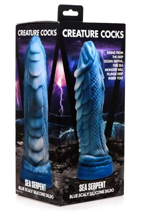 Creature Cocks ''Sea Serpent'' Scaly Dildo