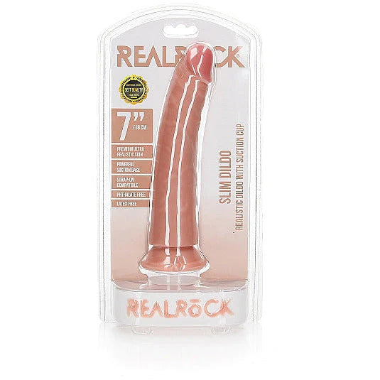 Realrock Realistic Slim Dildo 7" by Shots