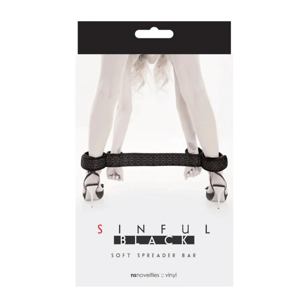 Sinful ''Soft'' Spreader Bar -Black