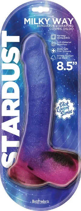 Stardust ''Milky Way''  8.5'' Vibe Dildo -Purple