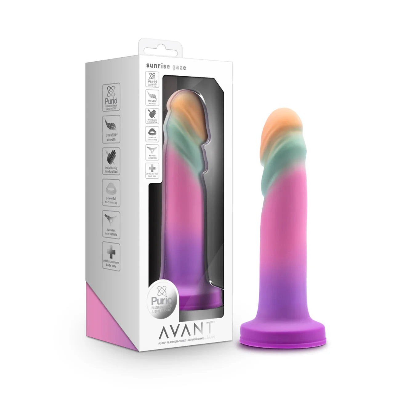 Sunrise Gaze Sherbet Avanti Dildo by Blush Novelties