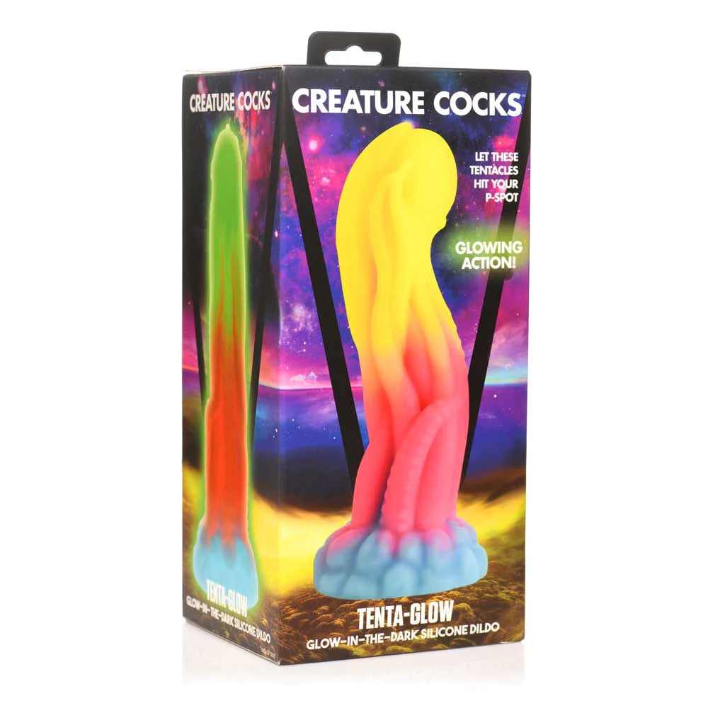 Creature Cocks ''Tenta-Glow'' Glow-In-Dark Dildo