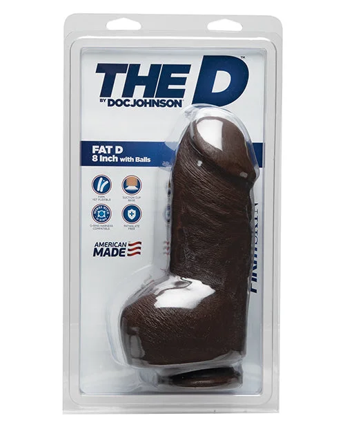 The D 8" Fat D w/Balls - Assorted Colors