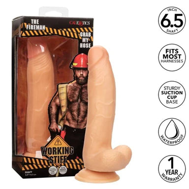 Working Stiff™ Fireman 6.5" Dildo by Cal Exotics