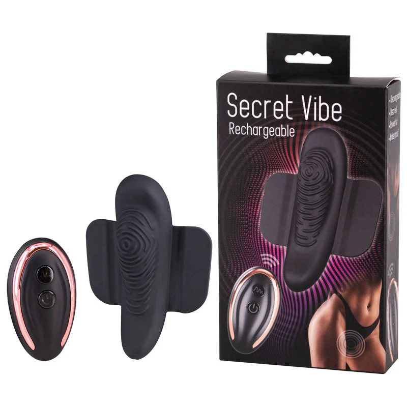 Secret Vibe - Black USB Rechargeable Panty Vibe with Remote