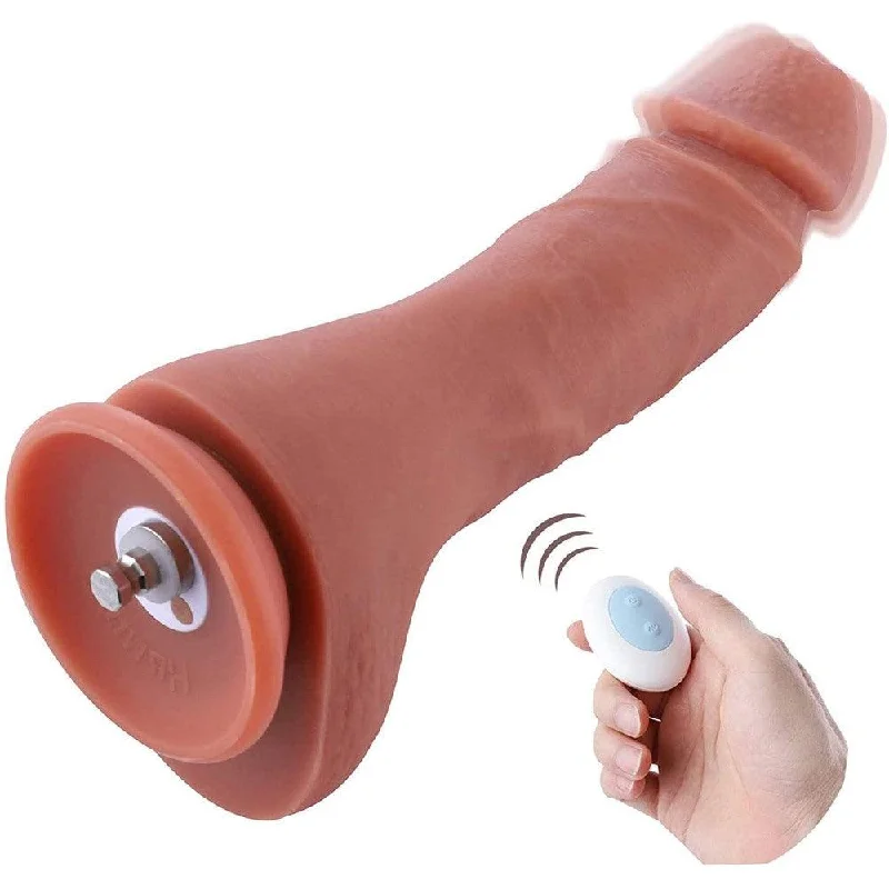 HiSmith - 8.7in Silicone Double Layered Vibrating Dildo