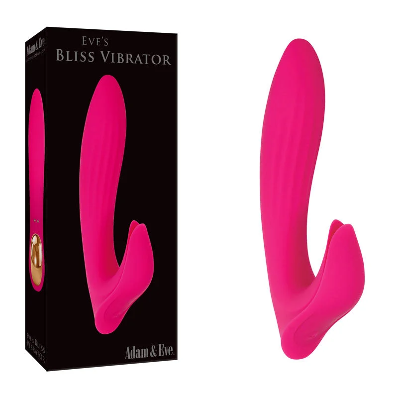 Adam & Eve EVES BLISS VIBRATOR - Pink 17.8 cm USB Rechargeable Rabbit Vibrator