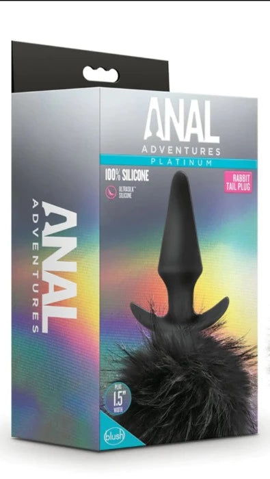 Anal Adventures Platinum ''Rabbit'' Tail Plug