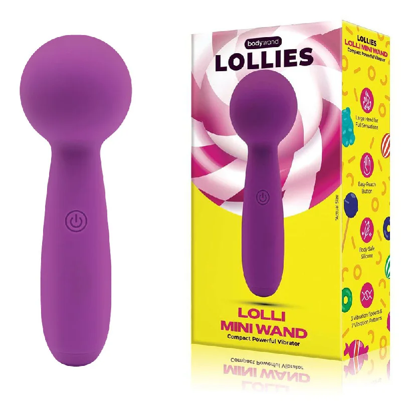 Bodywand Lolli Mini Wand Vibrator - Purple