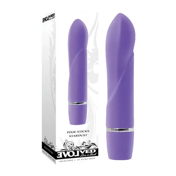 Pixie Sticks - Stardust - Purple 9.5 cm (3.75'') Mini Vibrator