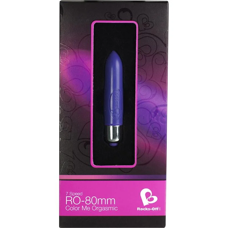 RO-80mm 7 Speed Colour Me Orgasmic Vibrating Bullet