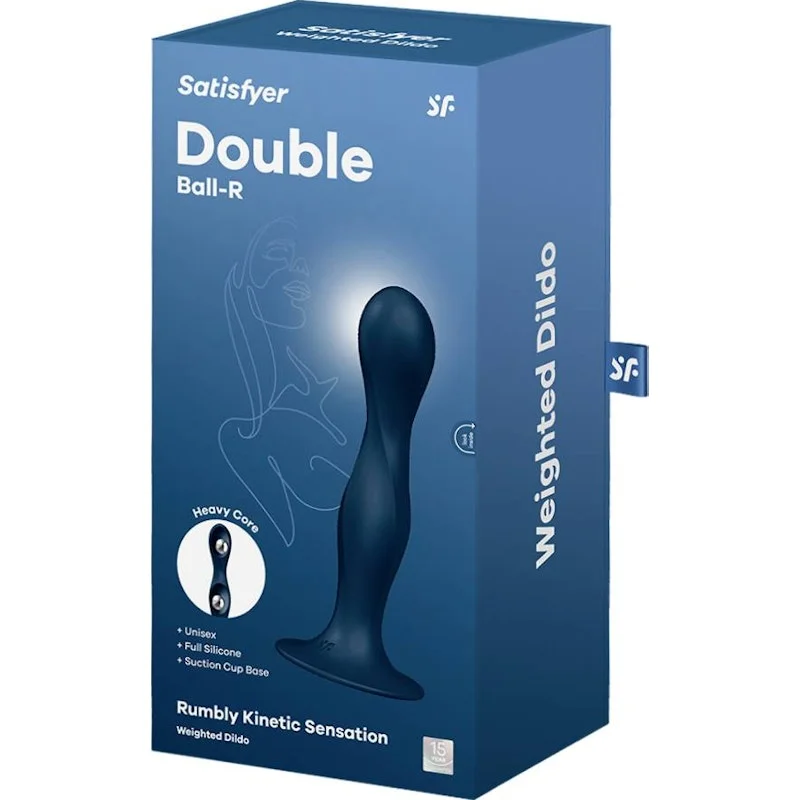 Satisfyer Double Ball-R Dildo Blue