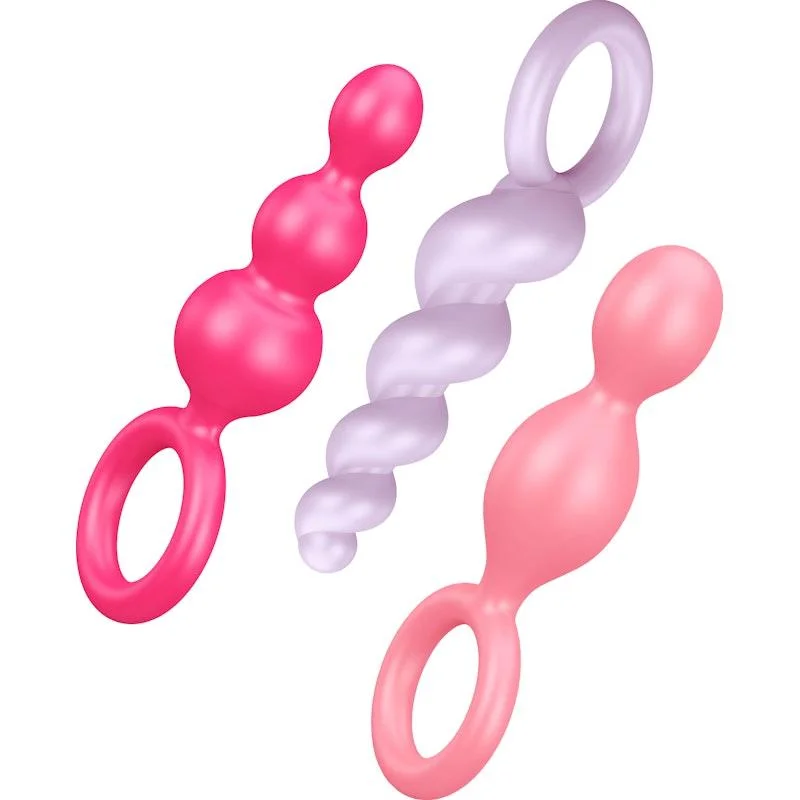 Satisfyer Plugs Booty Call 3 Pc Colour