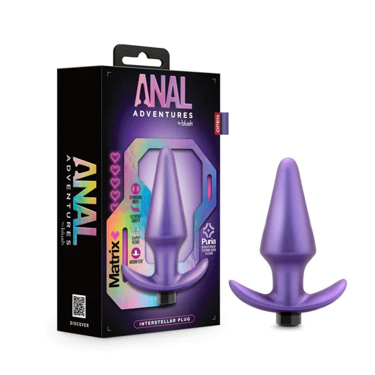 Anal Adventures Matrix Instellar Vibrating Anal Plug by Blush Novelties