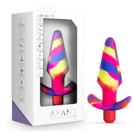 Avant Free Spirit Scarlet Vibrating Anal Plug by Blush Novelties