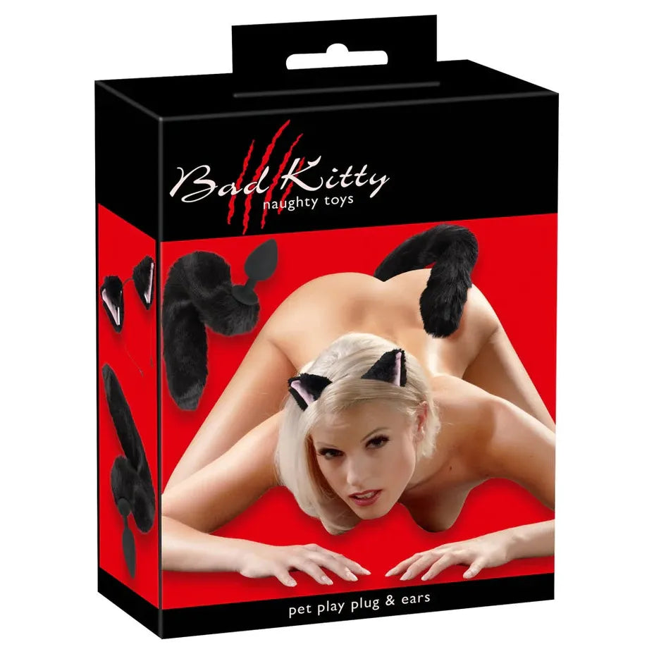 Bad Kitty Pet Play Anal Plug & Ears by You2toys