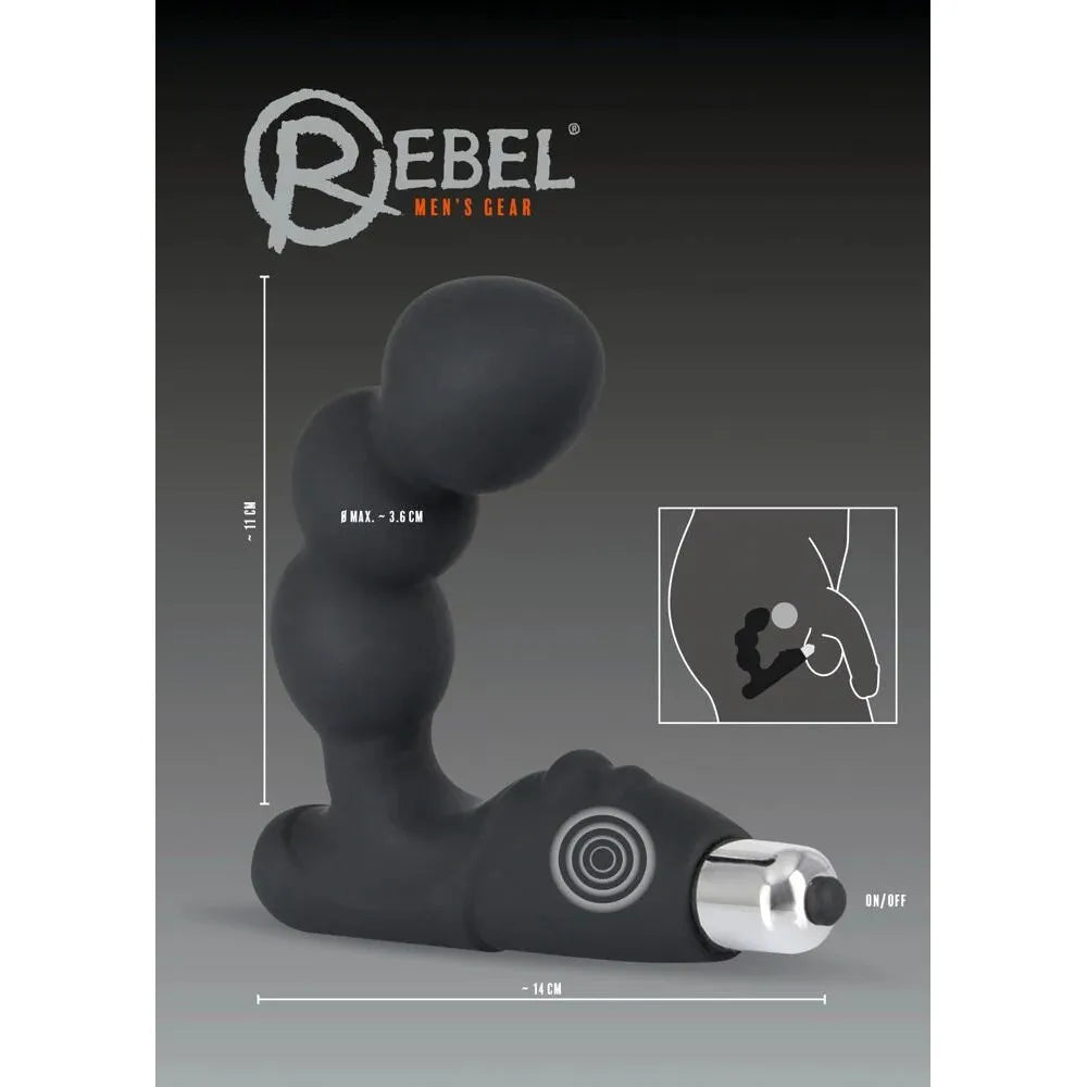 Bead Shaped Prostate Stimulator by Rebel Men's Gear