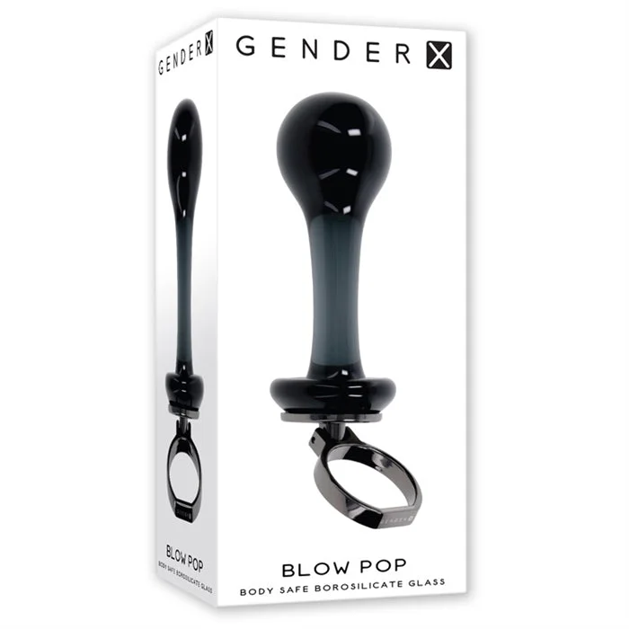 Blow Pop Glass Anal Plug by Gender X