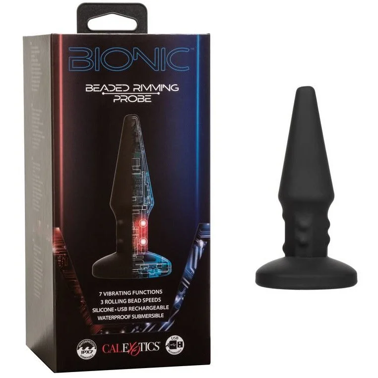 Bionic™ Beaded Vibrating Anal Plug by Cal Exotics