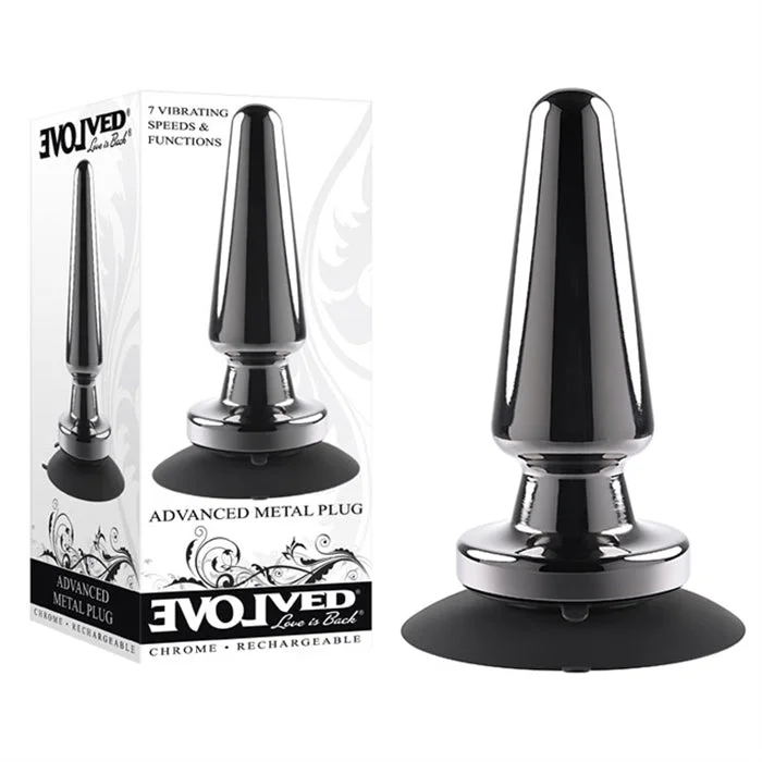 Advanced Metal Vibrating Anal Plug by Evolved