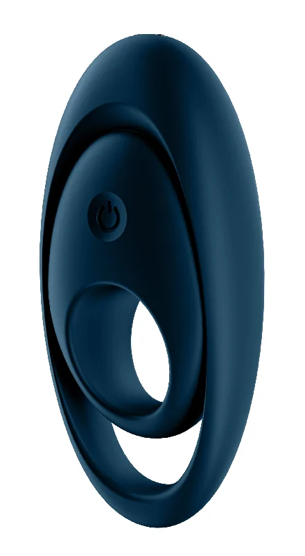 Glorious Duo Ring Vibrator - Dark Blue