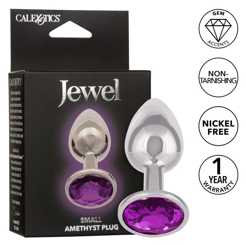 Jewel Small Amethyst Anal Plug by Cal Exotics