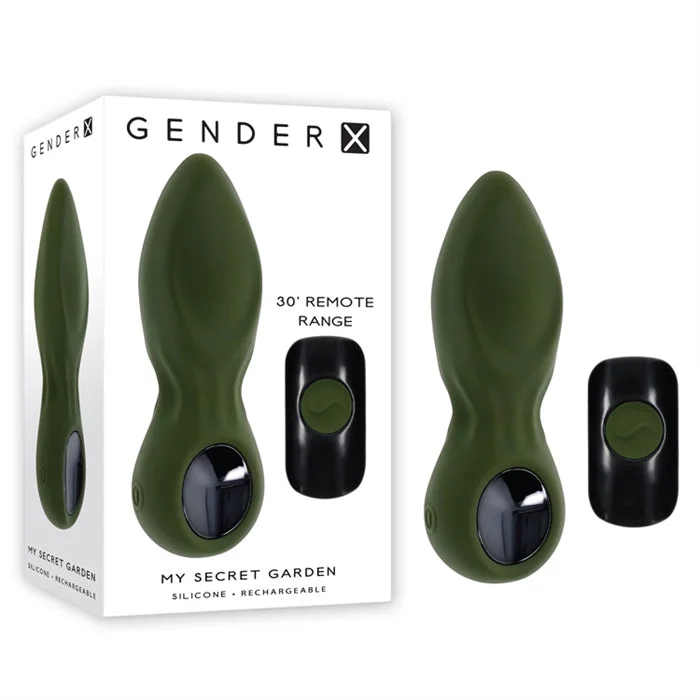 My Secret Garden Vibrating Anal Plug by Gender X